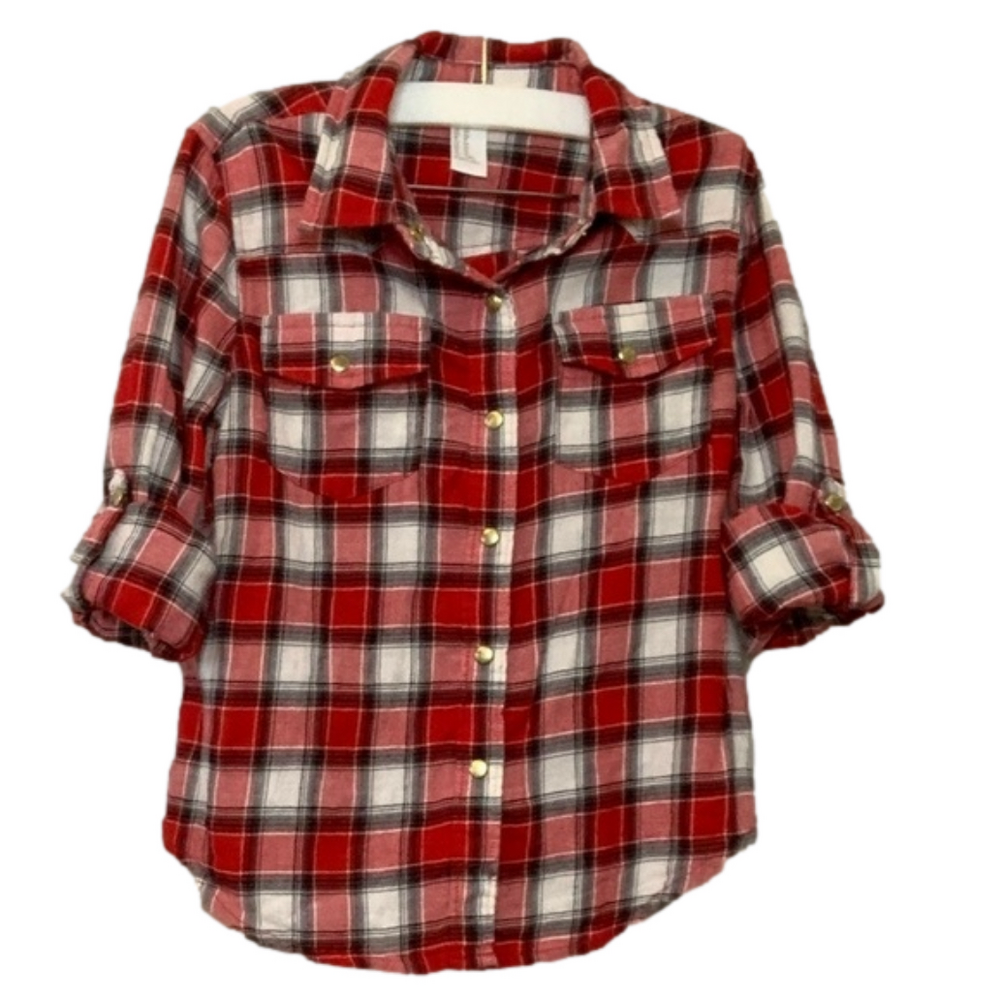 Forever 21 Little/Big Girl’s Flannel Shirt (5-6T) - Picture 2 of 8